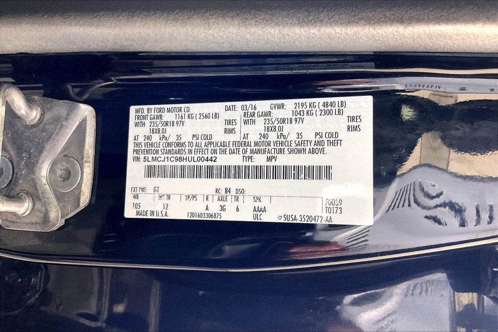 2017 Lincoln MKC Premiere