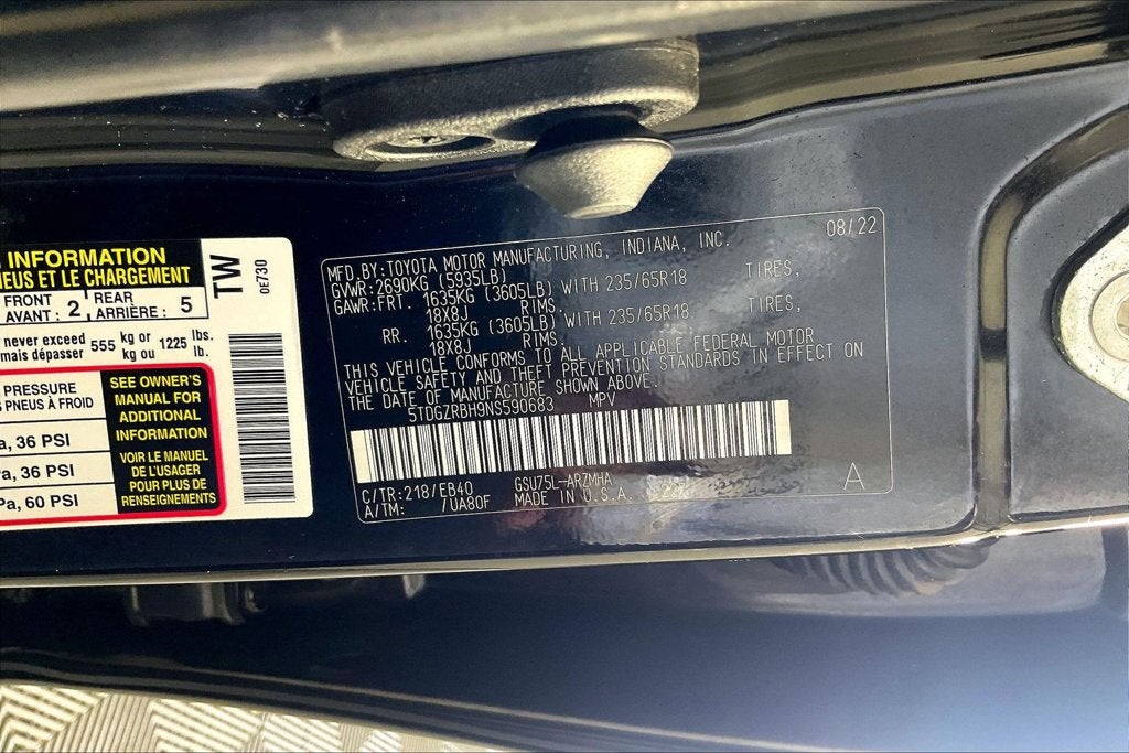 2022 Toyota Highlander XLE