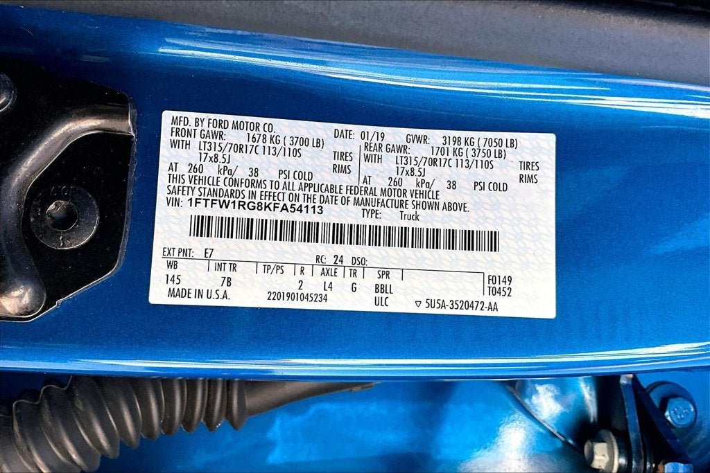 2019 Ford F-150 Raptor