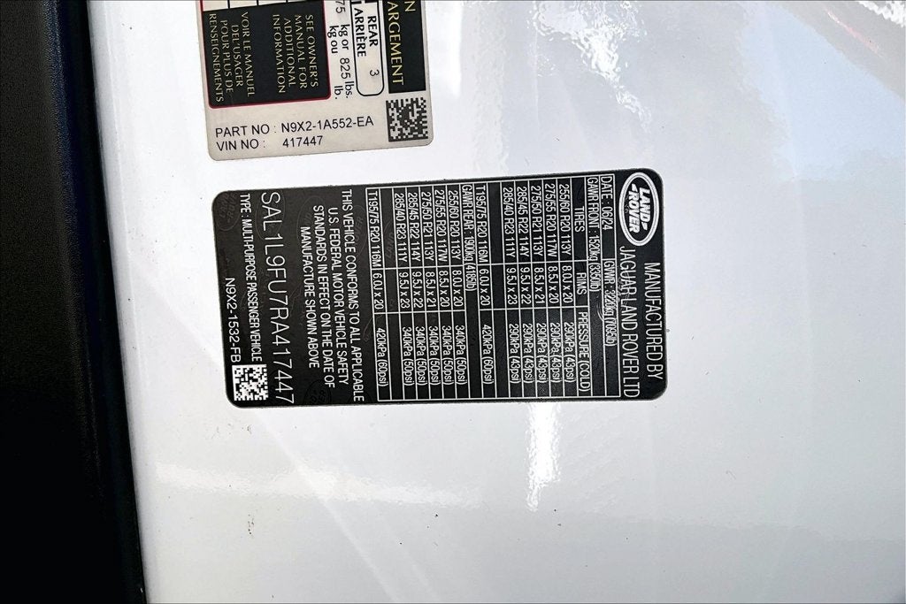 2024 Land Rover Range Rover Sport Dynamic SE